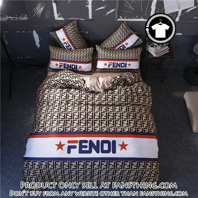 Fendi new bedding sets quilt sets duvet cover luxury brand bedding decor fst4904291